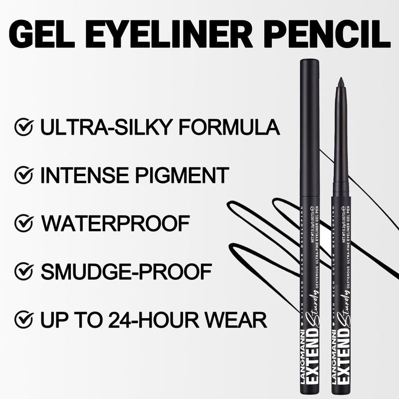 Erinde Blue Eyeliner Waterproof, Long Lasting & Waterproof Eye Liner