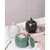NCQIXIAO Retro Kitchen Canisters Ceramic Food Storage Jar Roud Shape