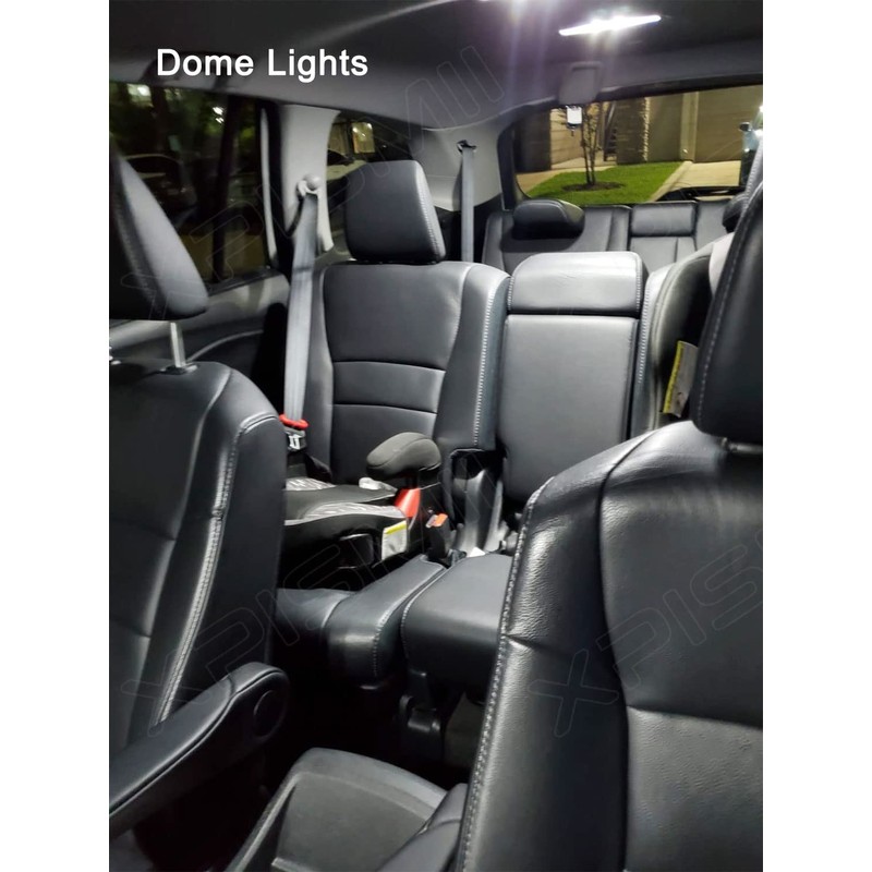 Xpismii 17 Piece 6000K White Pilot LED Interior Light Kit