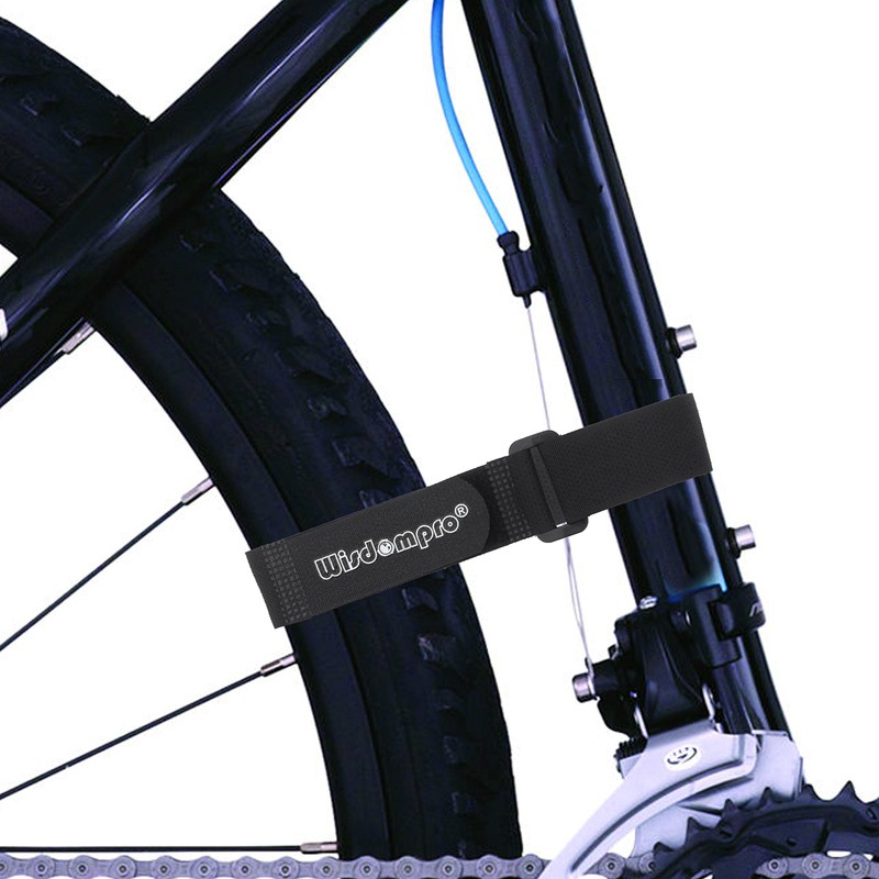 wisdompro 12 Pack 1 x 24 Inches Black Adjustable Reusable