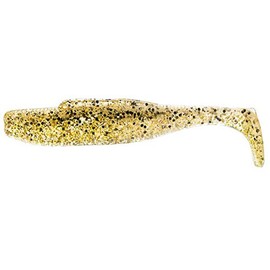 Z-MAN, DieZel MinnowZ - Señuelo de Cebo Suave, Agua Dulce/Salada, 10 cm de Longitud, Color Dorado, Paquete de 5
