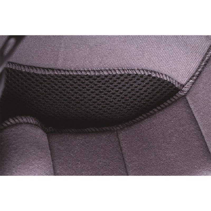 Indian Motorcycle Half Helmet with Gray Stripe, Black