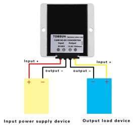 SUPERNIGHT Car DC 8 V ~ 40 V to 13.8 V Voltage Converter 10 A 138 W Transformer Converter Converter for DIY Voltage Step-Down Converter Regulator Module, LED Driver Power Supply etc