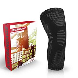 VIGO SPORTS® Knee Support with Special Multi-Zone Compression I Non-Slip Knee Pads for Secure Hold I Bandage Knee Gives Strength and Supports Freedom of Movement I Ideal for Men and Women