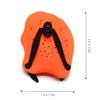 1 Pair of Swimming Hand Paddles Adjustable Swimming Training Aid