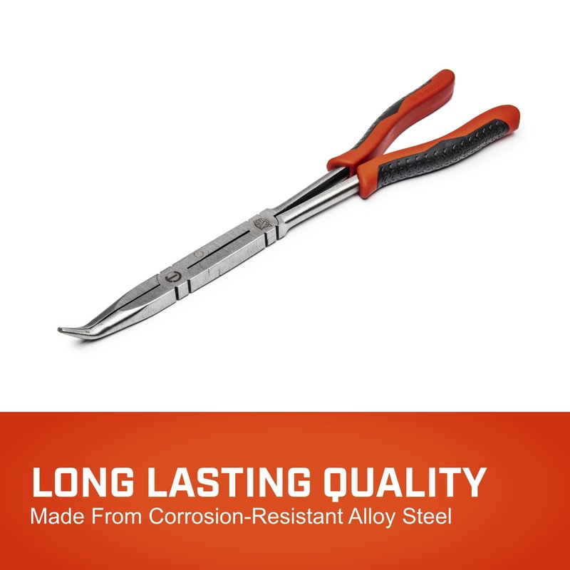 Crescent 13" X2™ Dual Material Long Reach Bent Nose Pliers