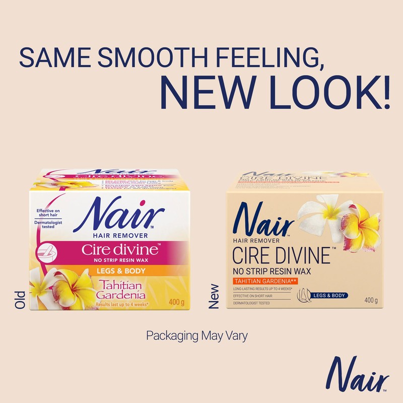 Nair Cire Divine Microwaveable Body Hair Removal Wax Kit (Tahitian