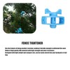 50Pcs Electric Fence Insulators ABS Electric Fence Tightener in Line