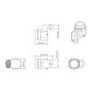 ZEALfix PDC Parking Sensor 66209139868 for 5 Series E60 E61