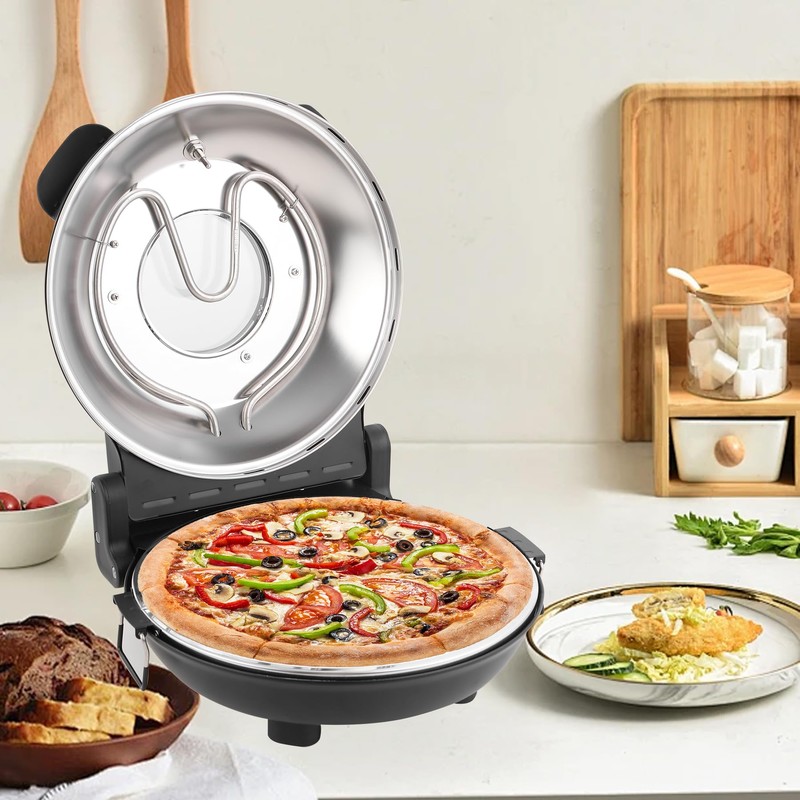 12 Inch Indoor Pizza Oven Countertop,Pizza Maker Portable