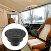 X AUTOHAUX 100mm 75mm Round Black AC Air Condition Vent
