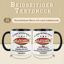 Belillpipi 70th Birthday Gift for Man, Gifts for Men for 70, Gift Ideas 70th Birthday, Gifts for 70th Birthday Man Woman, 70th Birthday Gift for Men