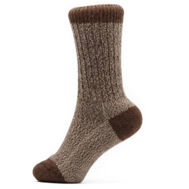 Nootkas Alpaca Wool Crew Socks - Beige XL (1 pair)