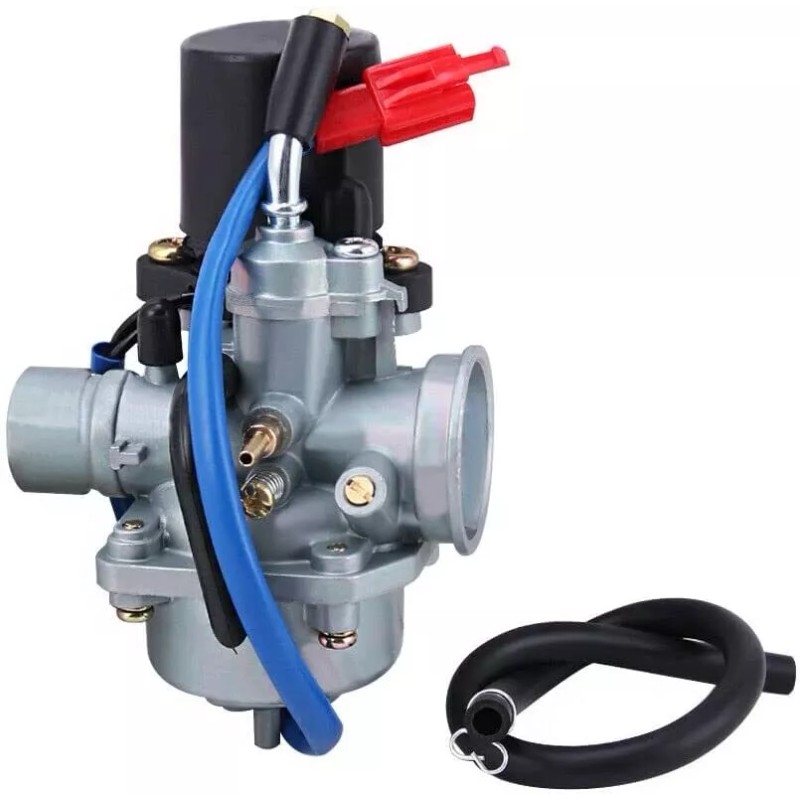PCC Carburetor W/ ELECTRIC CHOKE FOR 2 Stroke MOPED Dinli