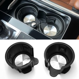 TTCR-II Comaptible with Ranger Rover Cup Holder Replacement 2 Pcs, for Ranger Rover Cup Holder Insert 2010-2017, for Land Rover Discovery 3 Cup Holders 2004-2016
