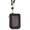izuruhi Pass Case with Reel Included, Women's, Zippered, PU Leather,