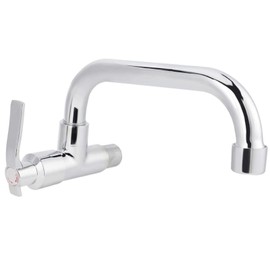 G1/2in Wall Mounted Water Faucet Single Cold Tap for Home Kitchen Sink Easy Install Kitchen Fixture for Home Space-Saving 25cm Cold Water Faucet Ideal for Modern and Traditional Kitchens