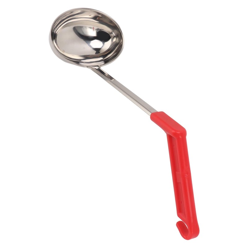 Soup Ladle Stainless Steel Anti Scald Multifunctional Curved Handle Kitchen