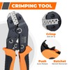 Noxtren 5-in-1 Wire Crimping Tool, AWG 28–16 Ratcheting Crimper for