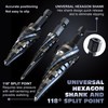 M35 Cobalt HSS Step Drill Bits, Four Spiral Flute Cobalt