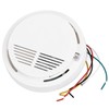 Natural Gas Detector Responsive Plastic Reliable Combustible Gas Leak Alarm