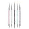 MAGIC ARMOR 5pcs Nail Art Liner Brushes - Double Ended