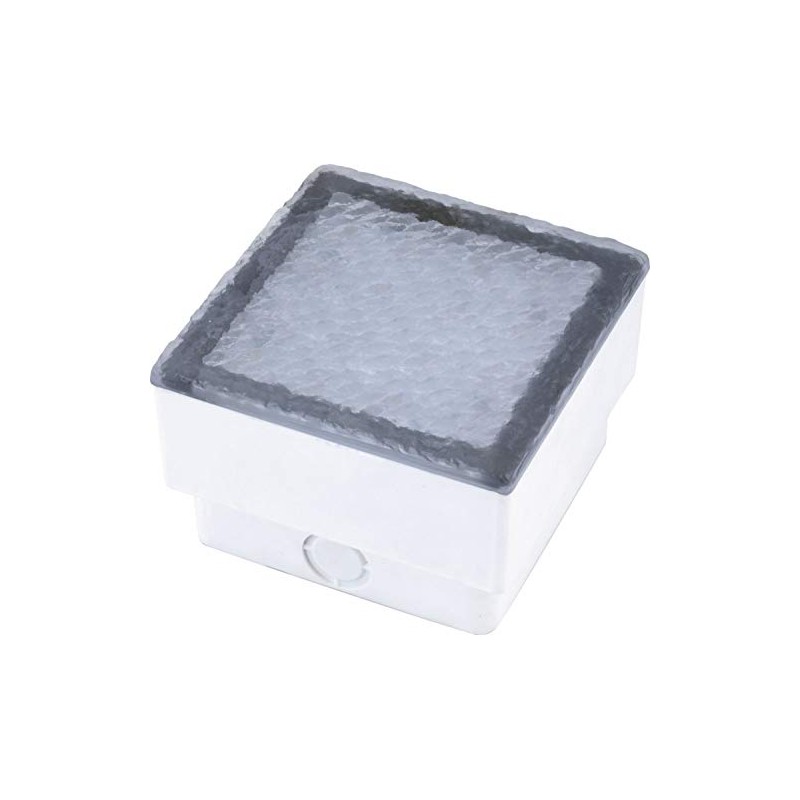 Heitronic 35927 A, floor light, plastic, transparent, 10 x 10