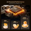 [1080P/Built-in Apps] Smart-Portable-Mini-Projector with WiFi and Bluetooth, Electric Focus/ 4P