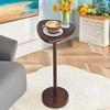 FANTERSI Pedestal Side Table, Small Drink Table, Martini Cocktail Table
