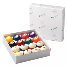 Aramith Belgian Aramith Crown Standard Phenolic Resin Pool/Billiard Ball Set 2 1/4"
