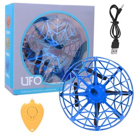 Mini Drone Flying UFO Toy Automatic Induction Aircraft Airplane Children Kids GiftBlue