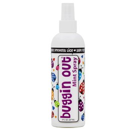 Buggin Out Mystical Mint Spritzer - 8oz Peppermint Essential Oils - Non Greasy Formula - Daily Use For Kids & Adults