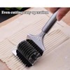 1 Pack Stainless Steel Noodle Cutter/Pasta Cutter Handle Maker Spaghetti