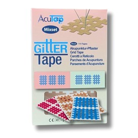 AcuTop Grid Tapes - Targeted and Gentle Support According to the Principle of Acupuncture (Colour Mix, Mix)