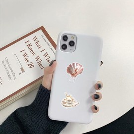 Ocean Shell Stickers for Laptop(50 PCS),Gift for Children Teens Adults Girl Boys,Ocean Waterproof Stickers for Skateboard,Scrapbook,Bike,Phone,Computer,Luggage Water Bottle Guitar