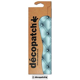 Décopatch - Ref C604O - Silver Leather Cushion Print Paper Pack - Each Sheet 30 x 40cm, Pack of 3 Paper Sheets - Best Used With Décopach Glue & Varnish, Silver