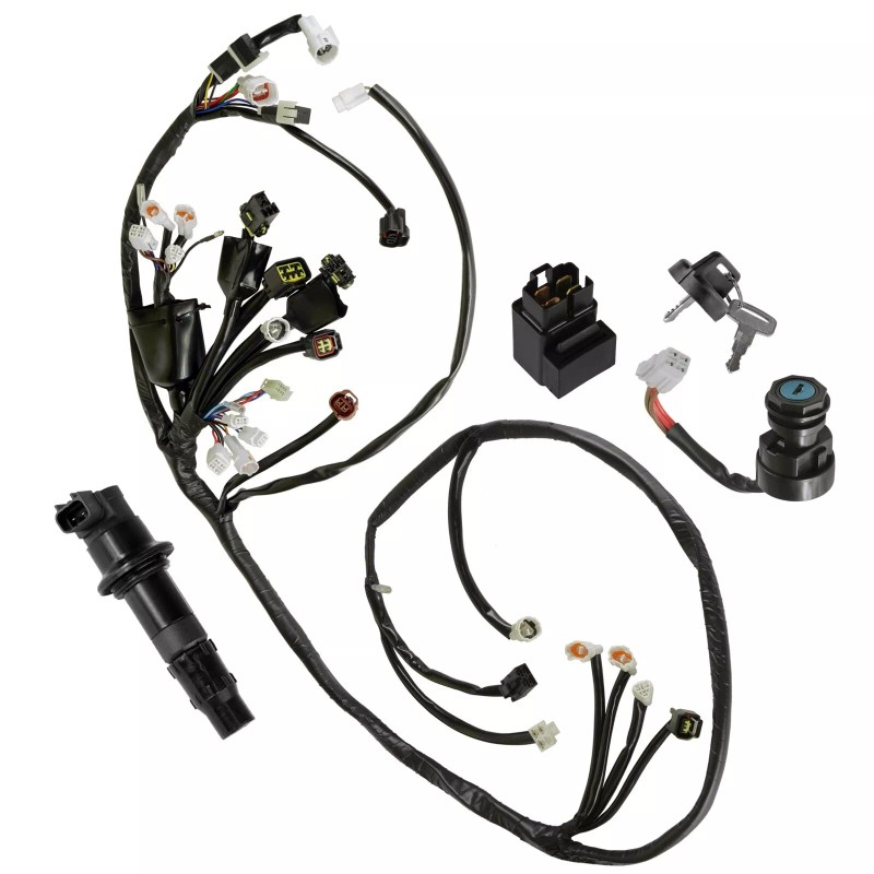Caltric Wire Harness/Starter/ Ignition Key Switch,Coil Yamaha YFZ450 Bill Ballance