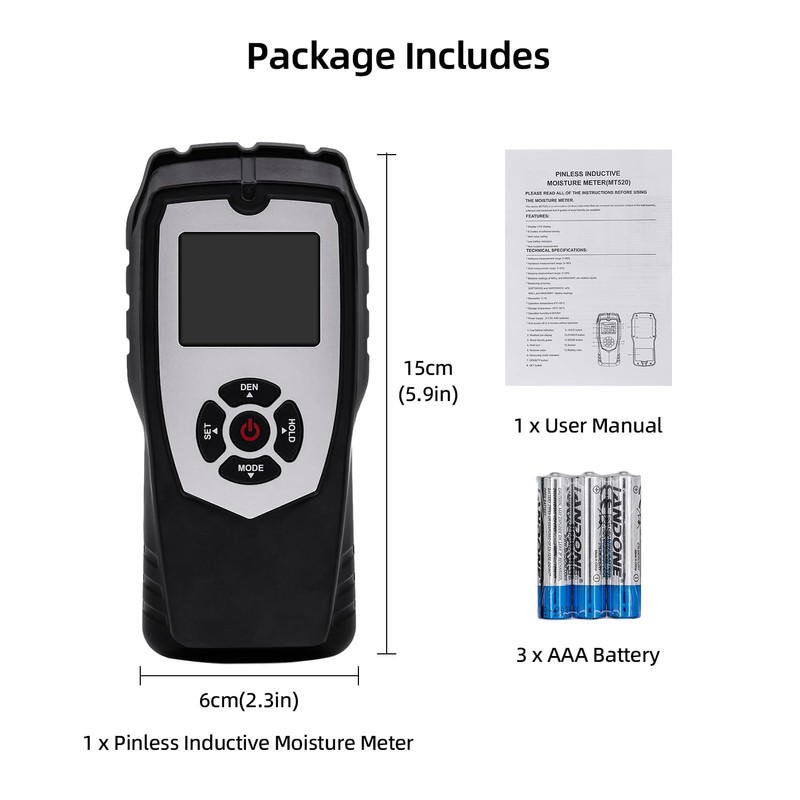 Mcbazel Digital Moisture Meter Wall Moisture Meter Masonry Moisture Meter