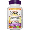 Webber Naturals Vitamin D3 1,000 IU, 180 Chewable Orange Tablets