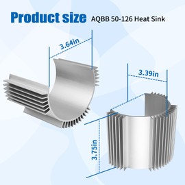 AQBB 50-126 Heat Sink Compatible with Delavan 7870, 7970, 7871, 7971, FB2 & FB3 Series Pumps，Fits 4" Diameter Motors for 1020 Motor Heat Sink