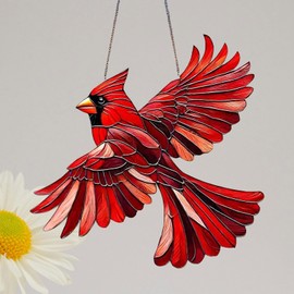 Cardinal Christmas Ornament, 1 Piece Cardinal Ornament, Christmas Decoration, Sympathy Cardinal Gift for Women Men, Memorial Bereavement Gift for Loss of Loved One, Cardinal Decor Holiday Present Idea