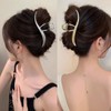 HAPVITAL Hair Claw Hair Clip, Office, Simple, Hair Accessory, Hair