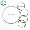 NewlineNY Edelstahl 5 pcs Kreisringe herb, Satz von 5: 1