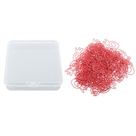 100Pcs Carrot Paper Clips Carrot Shape Strong Metal Anti Slip Rustproof Cute Paper Clips for Document Files Letters Red Carrot