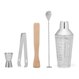 Cambridge E9270GS1CBBM 5-Piece Mixology Shaker Tool Set