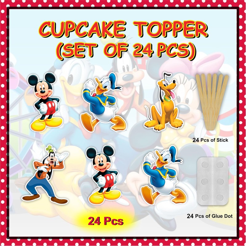 Seyal® Micky Mouse Cupcake Topper