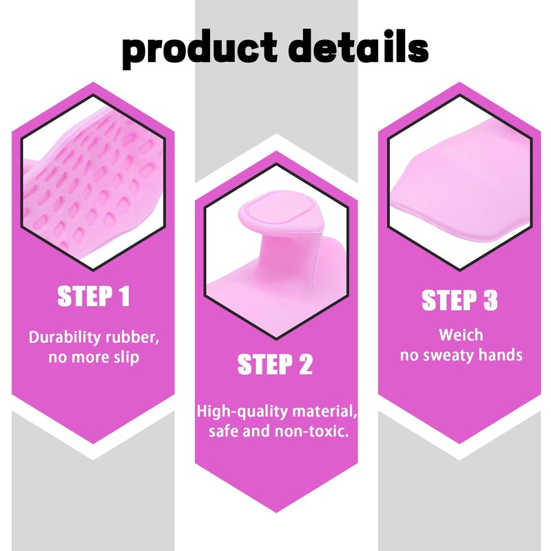 LUMOOM Non-Slip Gym Grips, Grip Padding for Weight Training, Grip