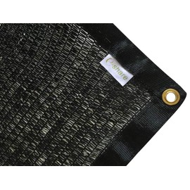 E.share 40% Shade Cloth Black Premium Mesh Shade Panel with Grommets 12ft x 8ft