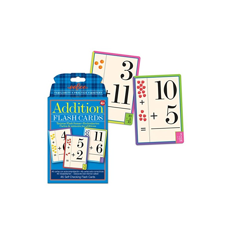 eeBoo Addition Educational Flash Cards