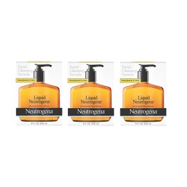 Neutrogena Liquid Facial onDdd - Fórmula limpiadora líquida, 8 onzas líquidas (paquete de 3)